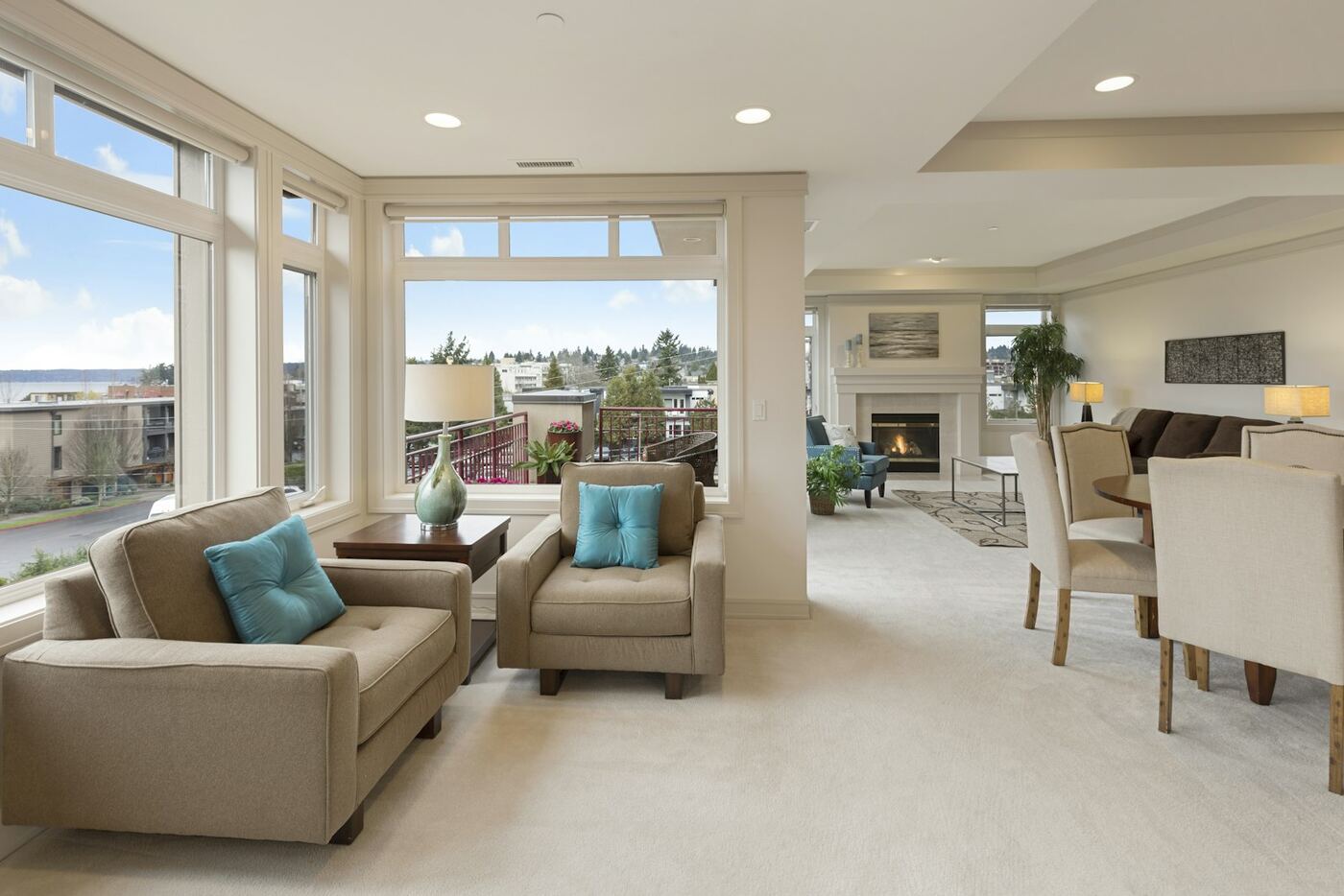 Illustrative stock photo of a comfortable living room